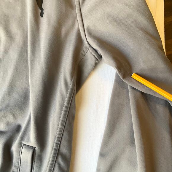 PUMA Men Jacket size M US Gray Full Zip Bomber Style - Picture 11 of 11